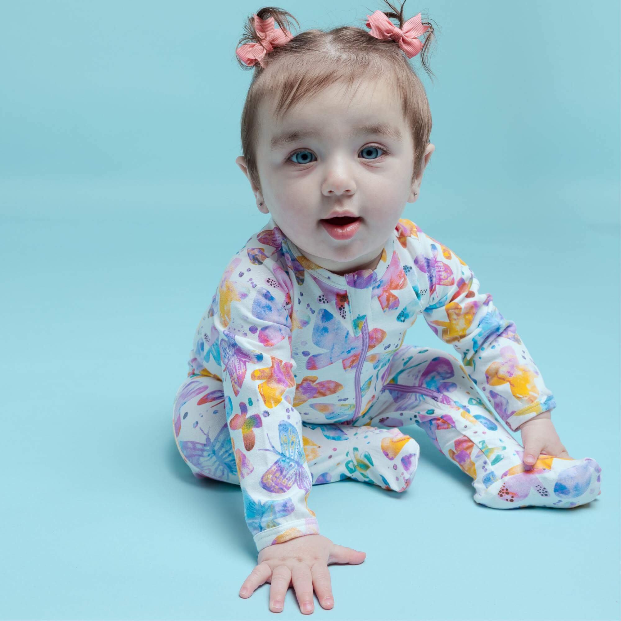 Butterflies | Organic Footie | Milk & Baby