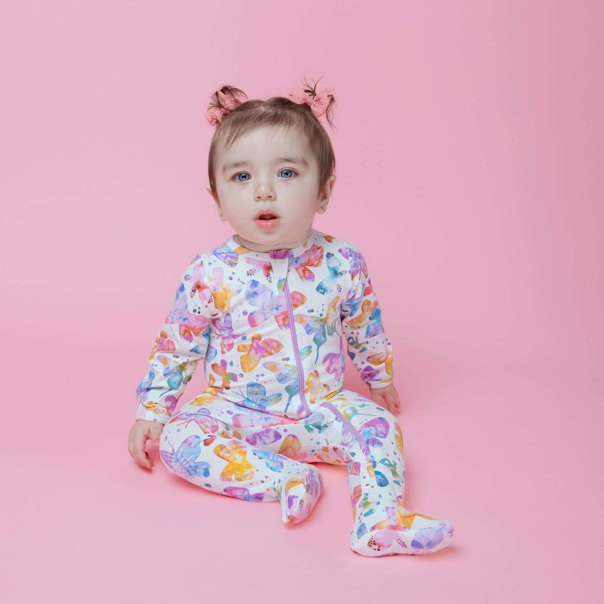 Butterflies | Organic Footie | Milk & Baby