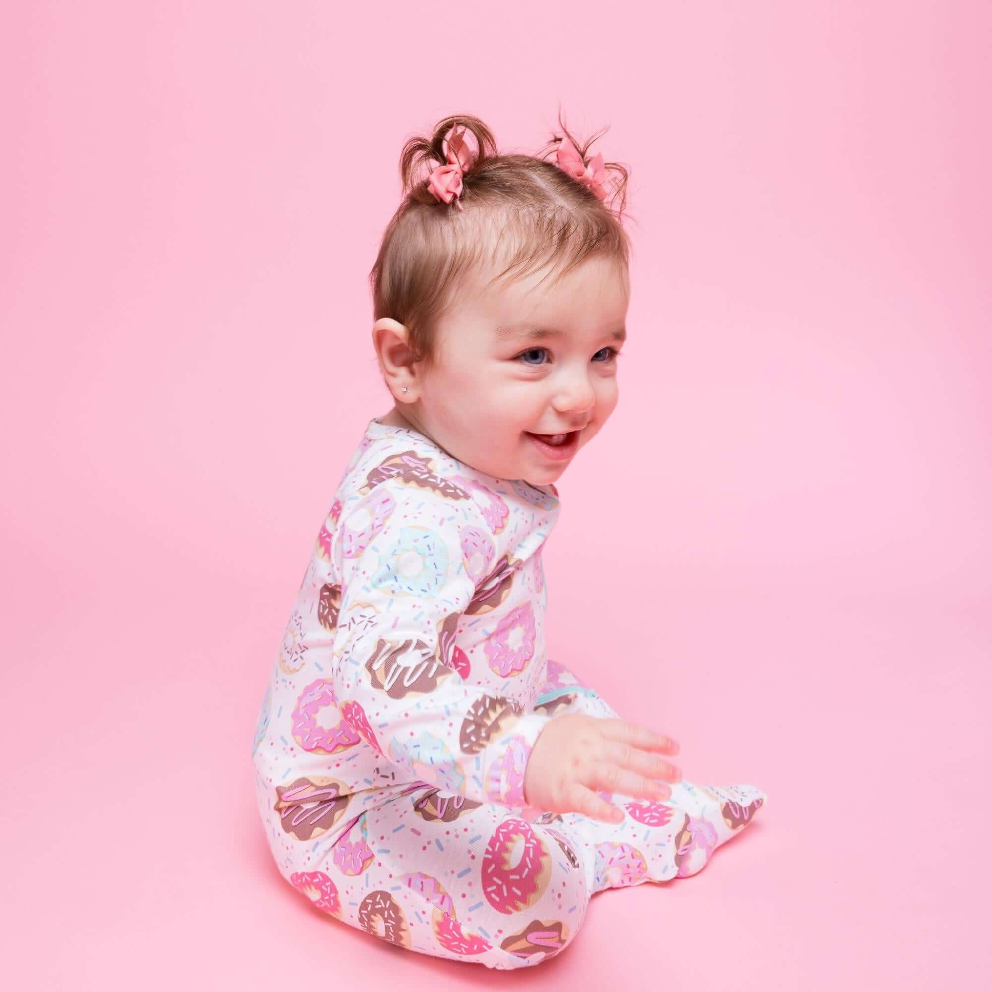 Donuts | Organic Footie | Milk & Baby