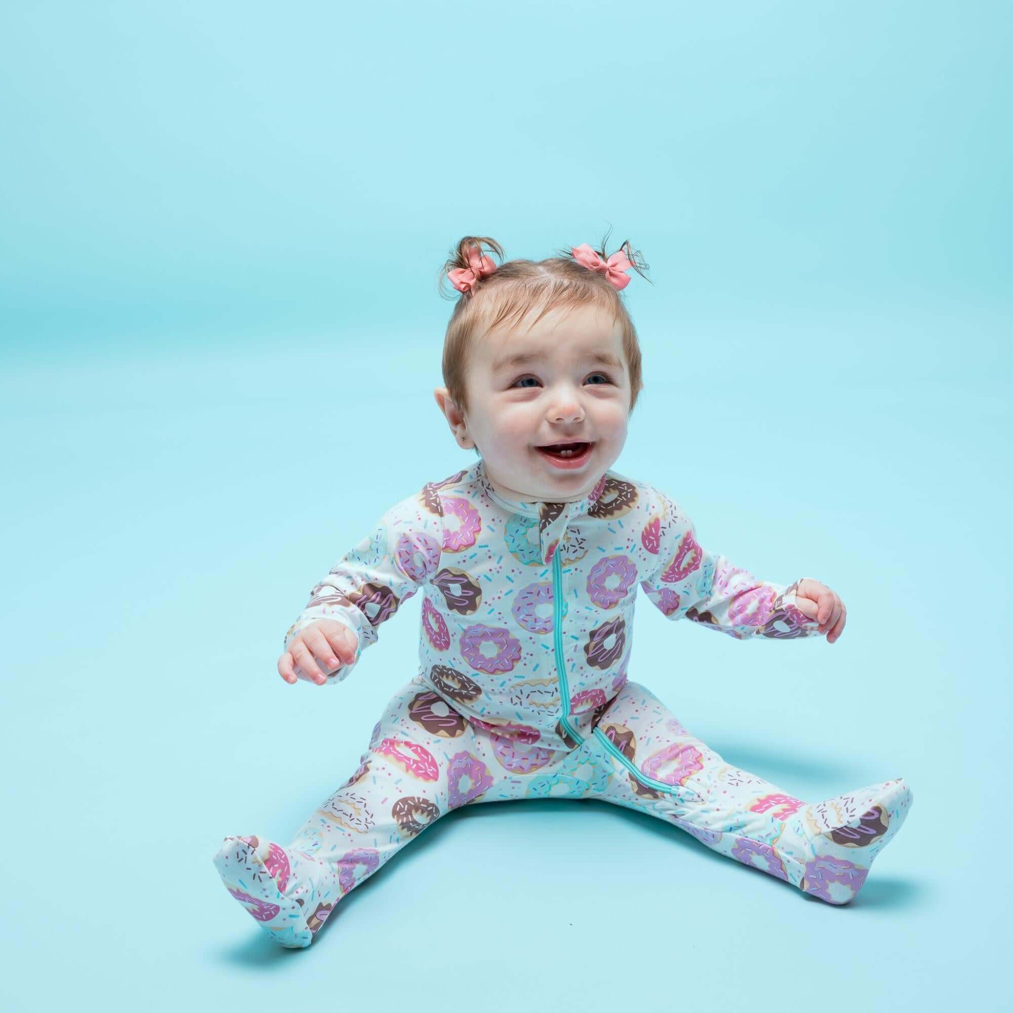 Donuts | Organic Footie | Milk & Baby