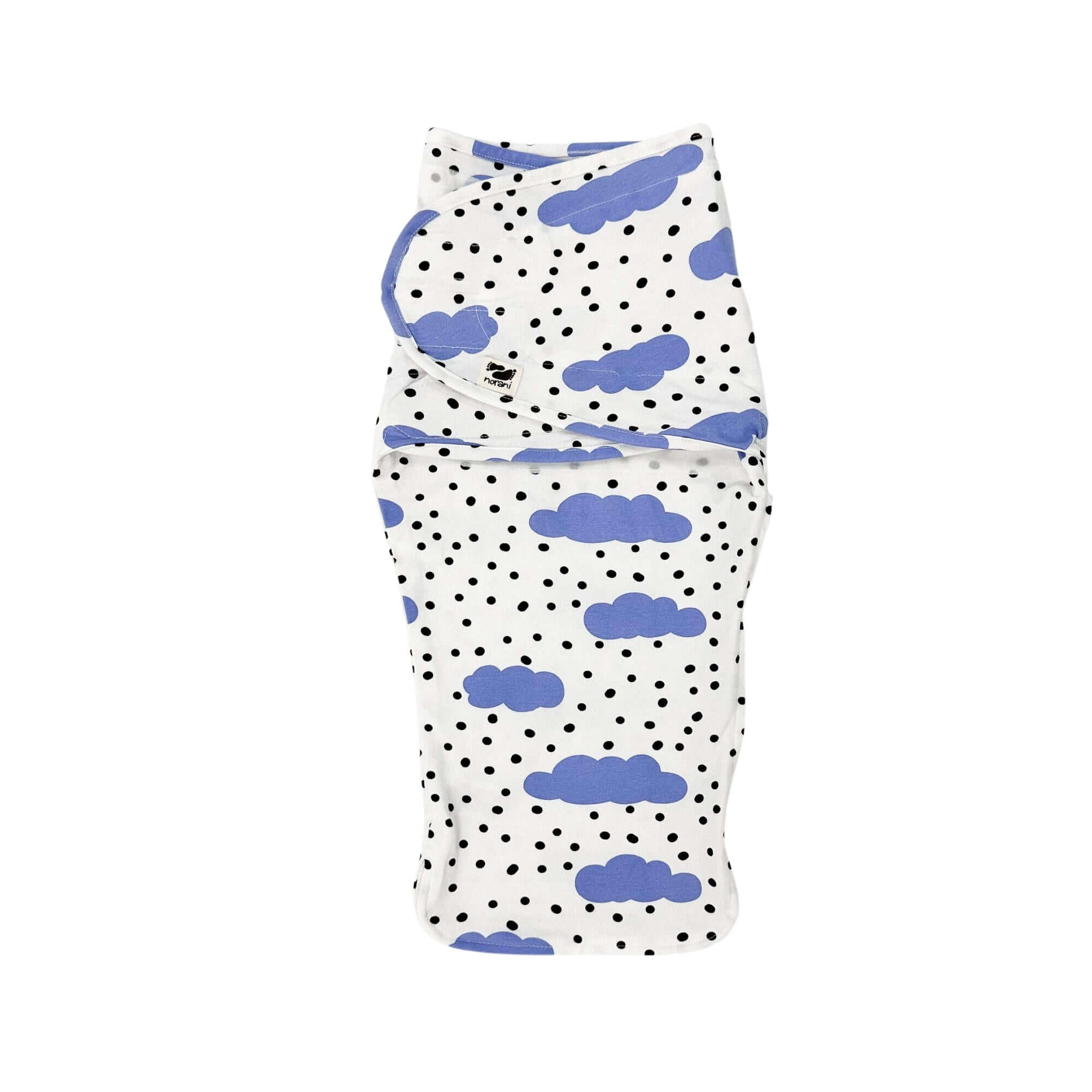 Snugababe Swaddle™ Sleep Pod | Blue Clouds | Milk & Baby