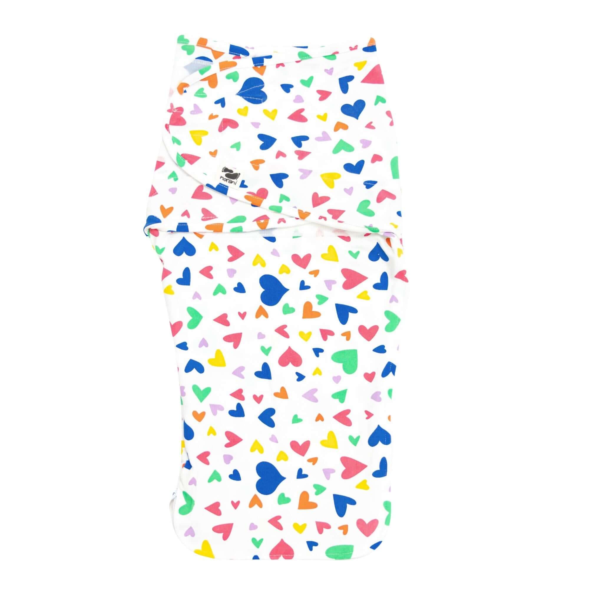 Snugababe Swaddle™ Sleep Pod | Colorful Hearts | Milk & Baby
