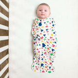 Snugababe Swaddle™ Sleep Pod | Colorful Hearts | Milk & Baby