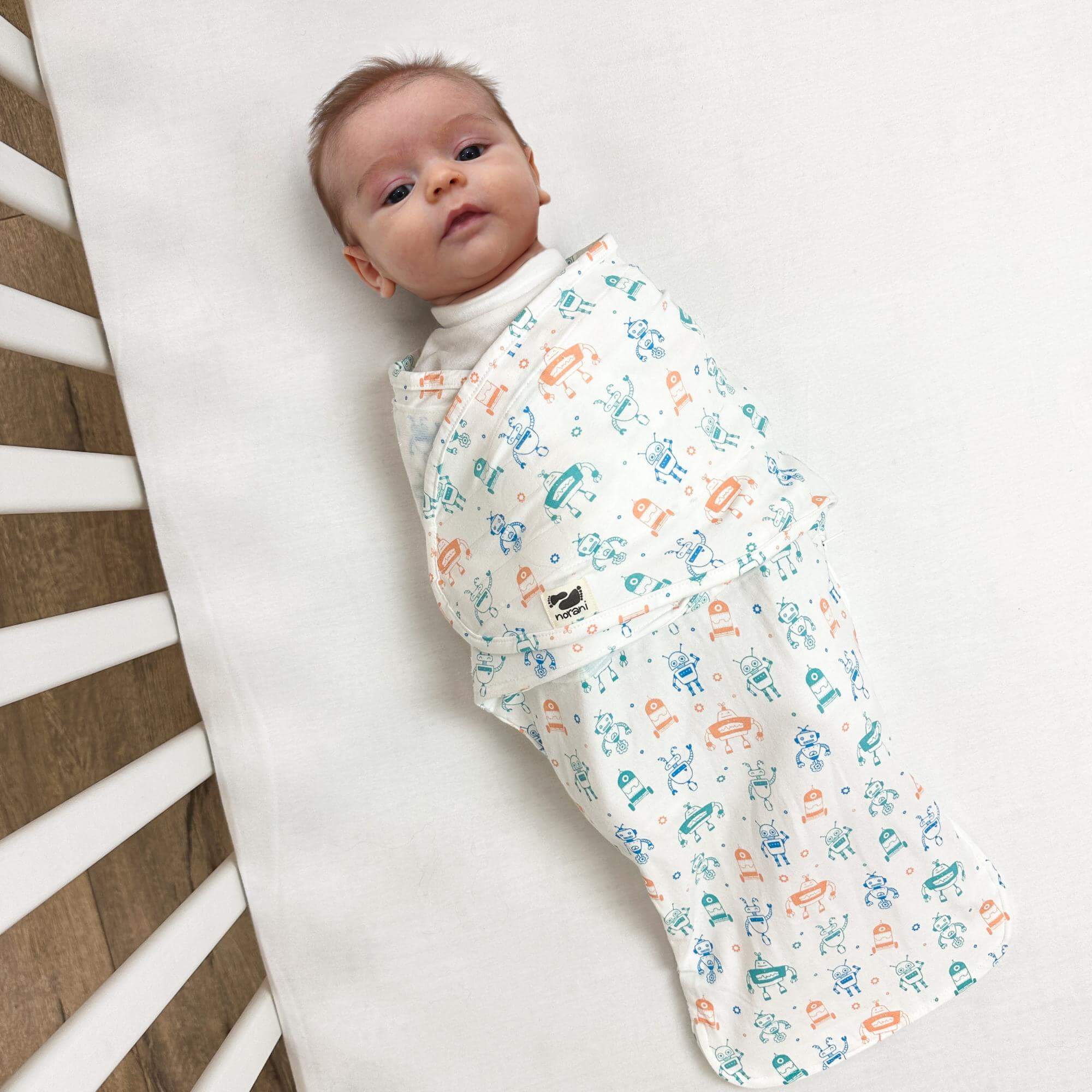Snugababe Swaddle™ Sleep Pod | Robots | Milk & Baby