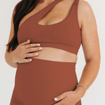 AXK CORE Cross Body Nursing Bra | Brown | Milk & Baby
