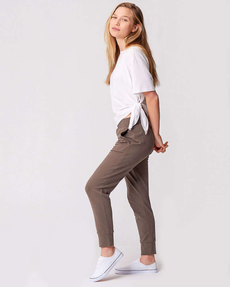 Everywhere Nursing & Maternity V-Neck Tee | White | Milk & Baby