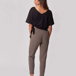 Everywhere Nursing & Maternity V-Neck Tee | Black | Milk & Baby