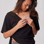 Everywhere Nursing & Maternity V-Neck Tee | Black | Milk & Baby