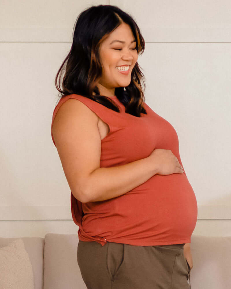 Every Way Maternity to Nursing Wrap Tank Top | Milk & Baby