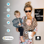 Baby K'tan Print Baby Carrier | Leopard Love | Milk & Baby