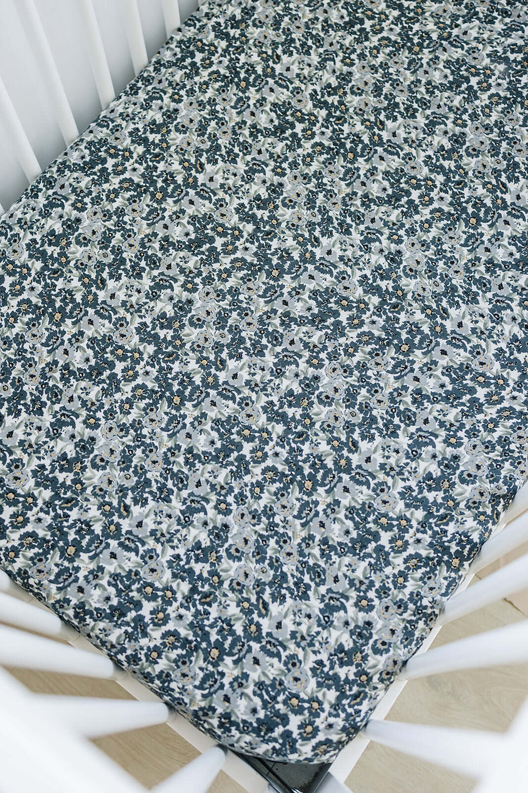 Liberty Floral Muslin Crib Sheet | Milk & Baby