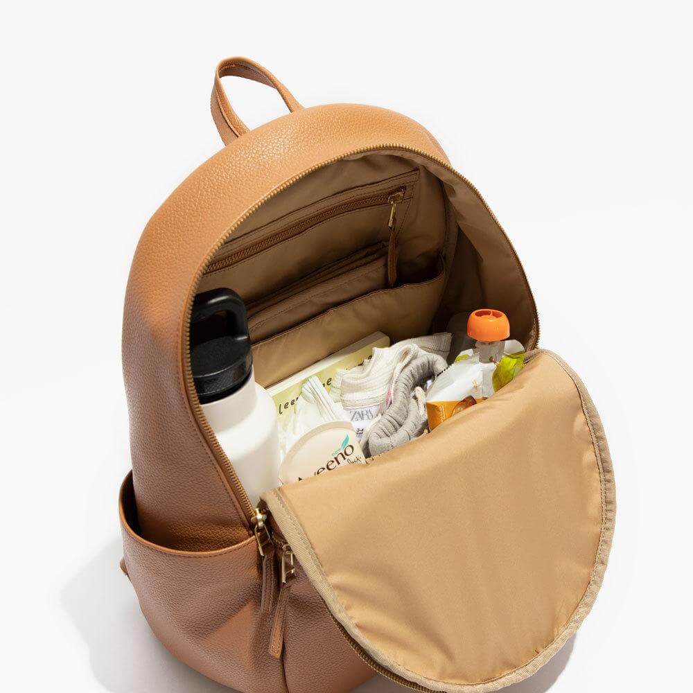 Cognac Classic City Backpack II | Milk & Baby