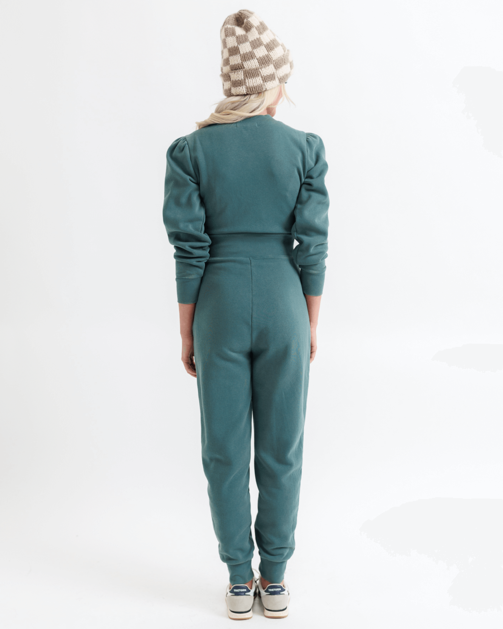 Perfect Balance Puff Sleeve Jumpsuit | Milk & Baby