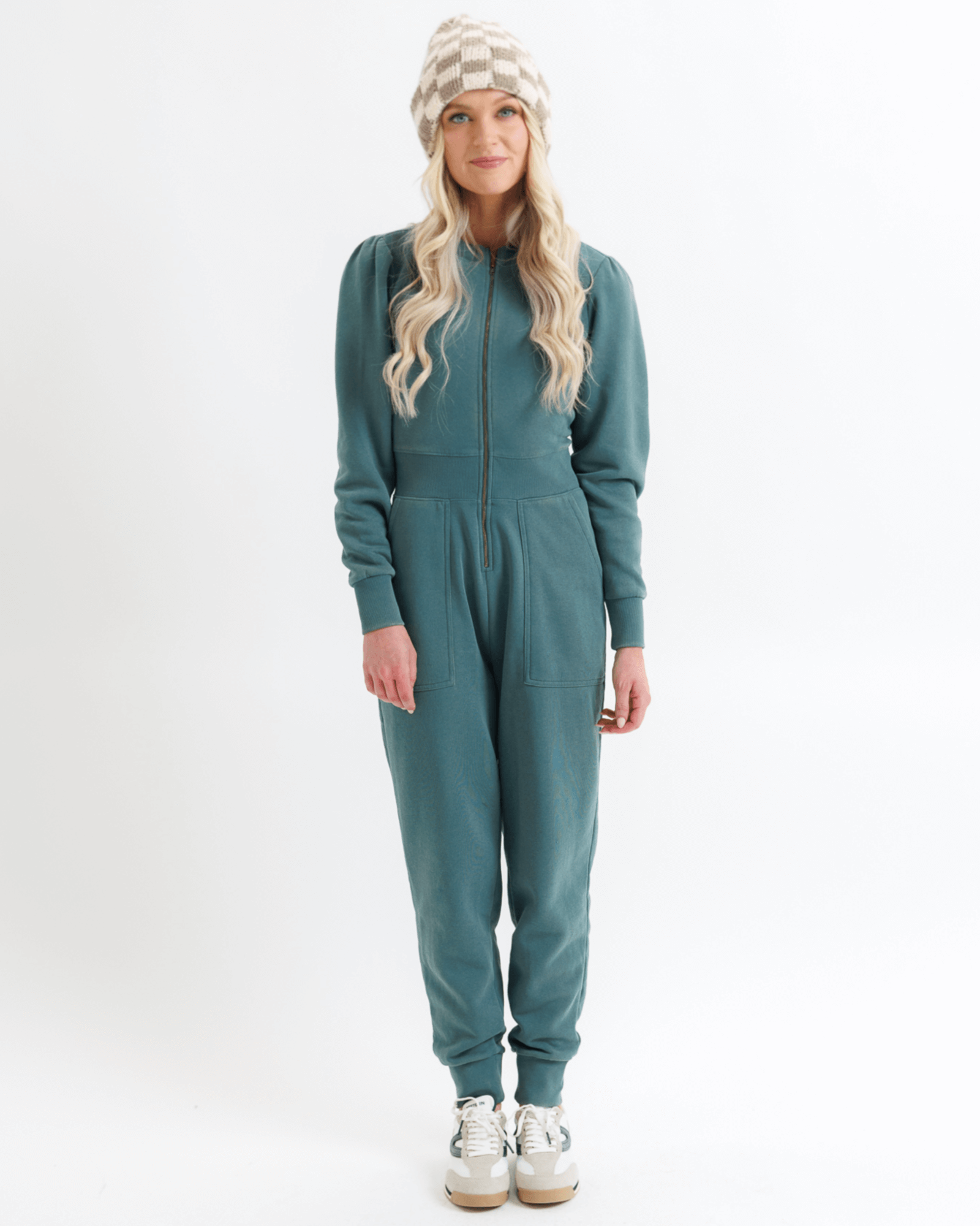Perfect Balance Puff Sleeve Jumpsuit | Milk & Baby