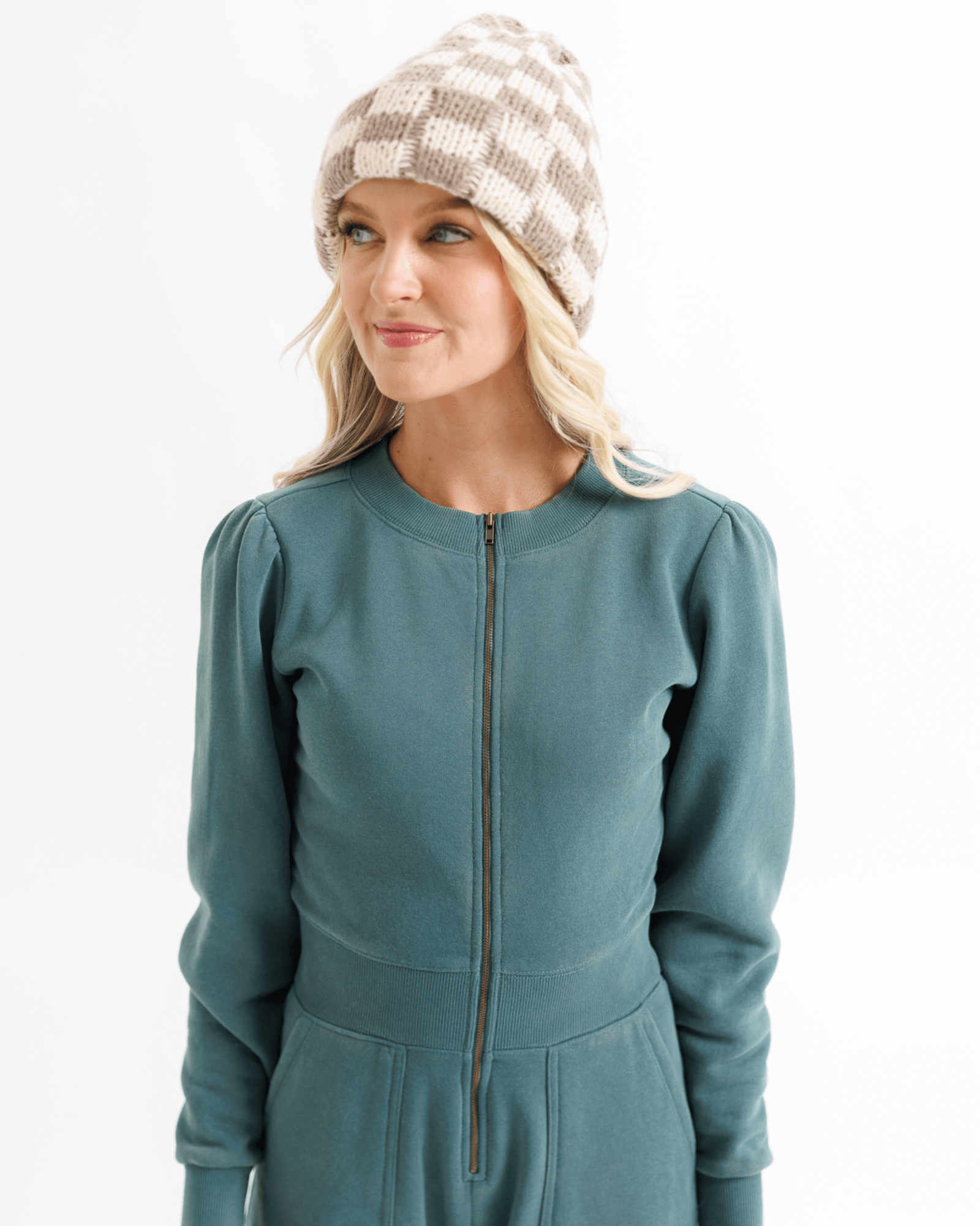 Perfect Balance Puff Sleeve Jumpsuit | Milk & Baby