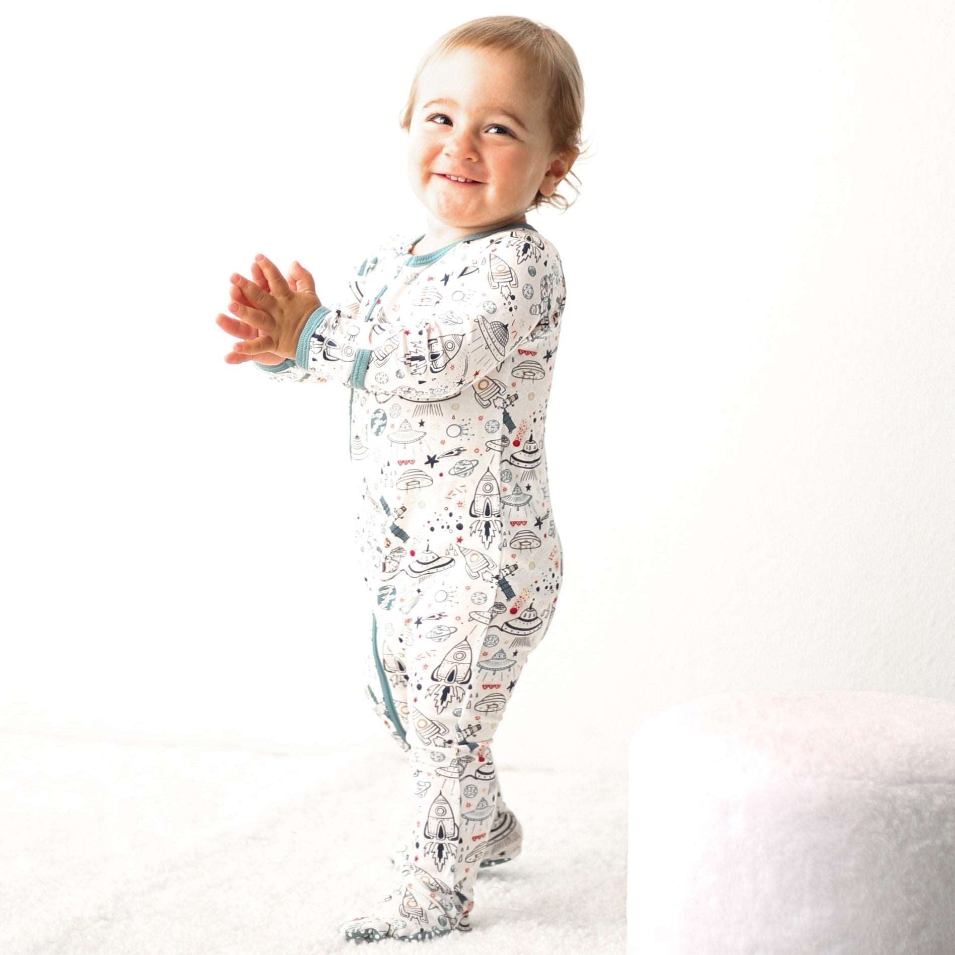 Cosmic Day Dreams Footie | Milk & Baby