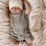 Luna + Luca Pointelle Set - Heather Gray | Milk & Baby