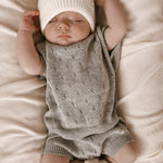 Luna + Luca Pointelle Set - Heather Gray | Milk & Baby