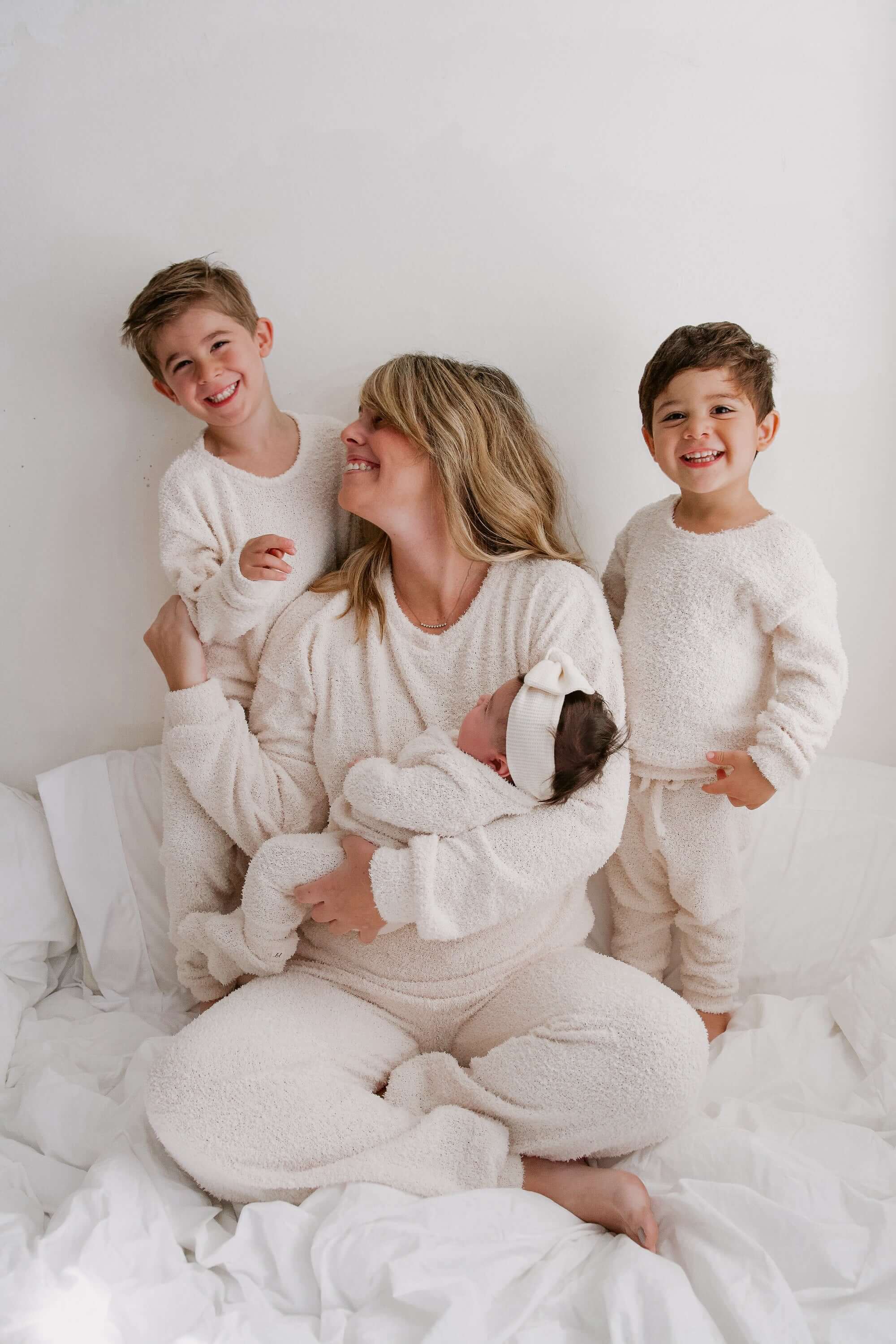 Luna + Luca Cozy Teddy Mama Set | Milk & Baby
