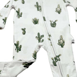 Cactus | Bamboo Zip Romper | Milk & Baby