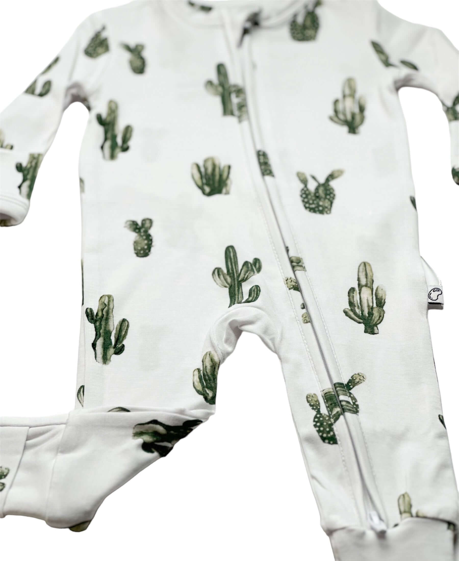 Cactus | Bamboo Zip Romper | Milk & Baby