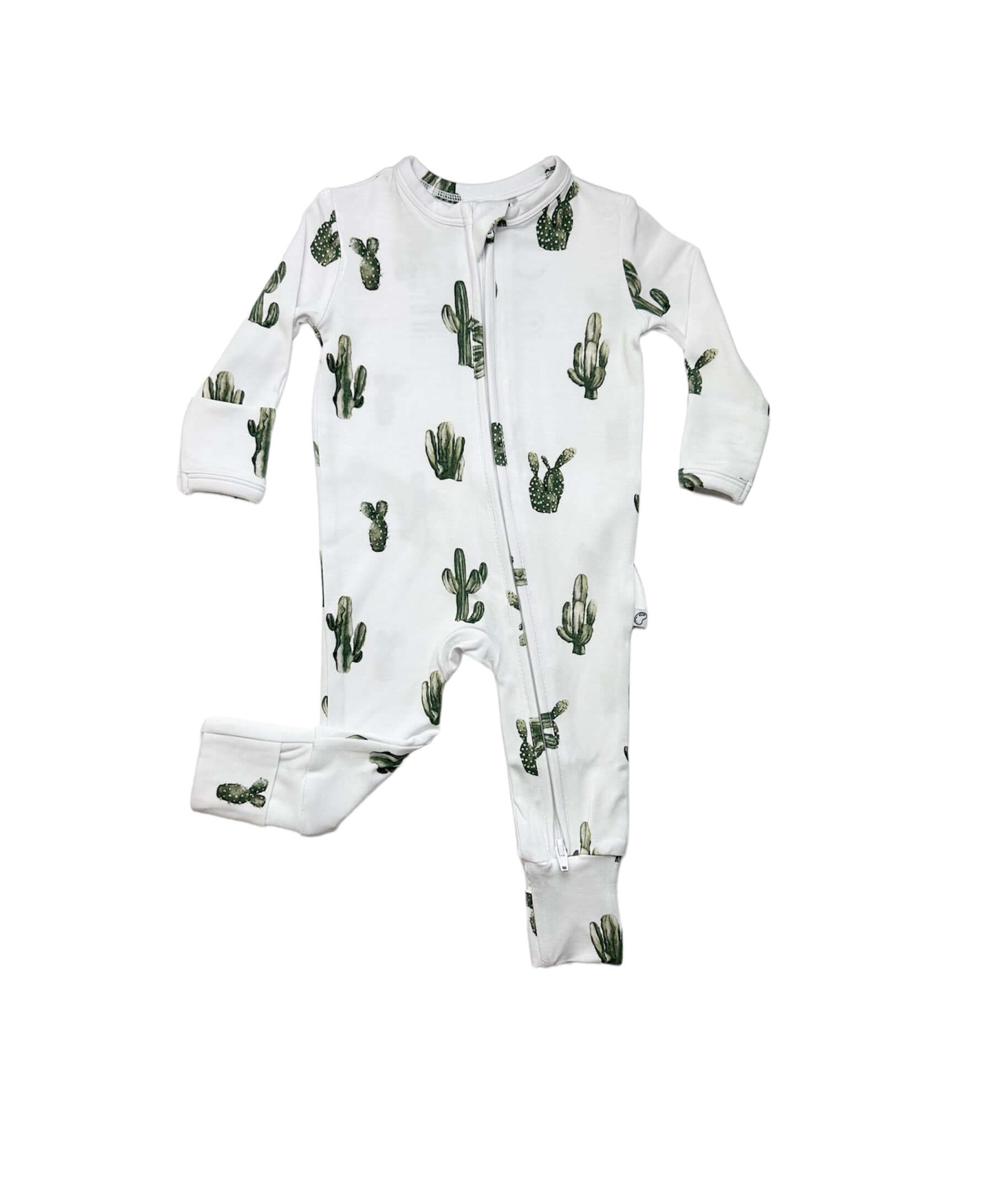 Cactus | Bamboo Zip Romper | Milk & Baby