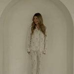 Candy Cane | Long Sleeve Women's Bamboo Pajamas | Milk & Baby