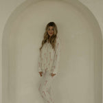 Candy Cane | Long Sleeve Women's Bamboo Pajamas | Milk & Baby