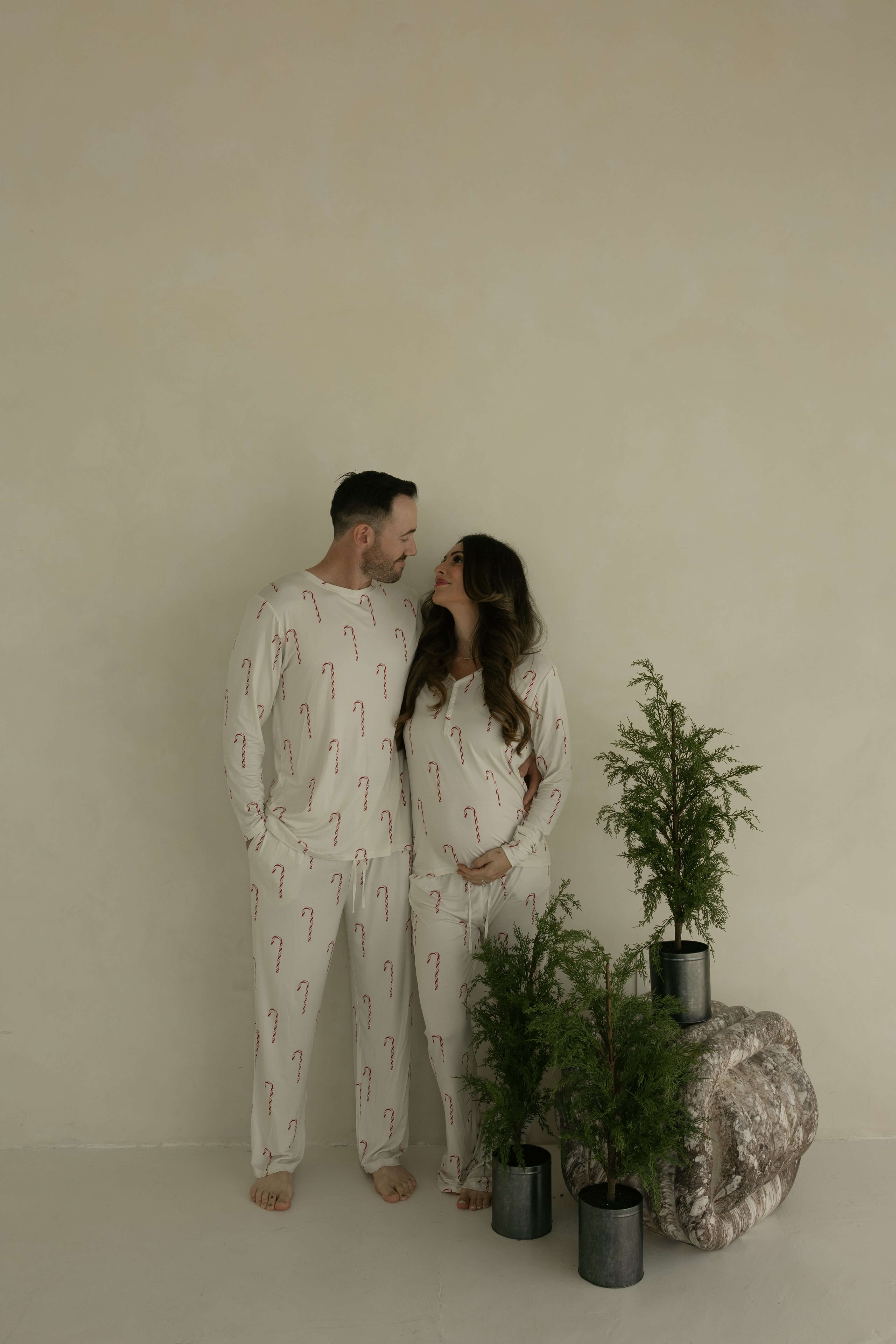 Candy Cane | Women's Bamboo Pajamas | Milk & Baby