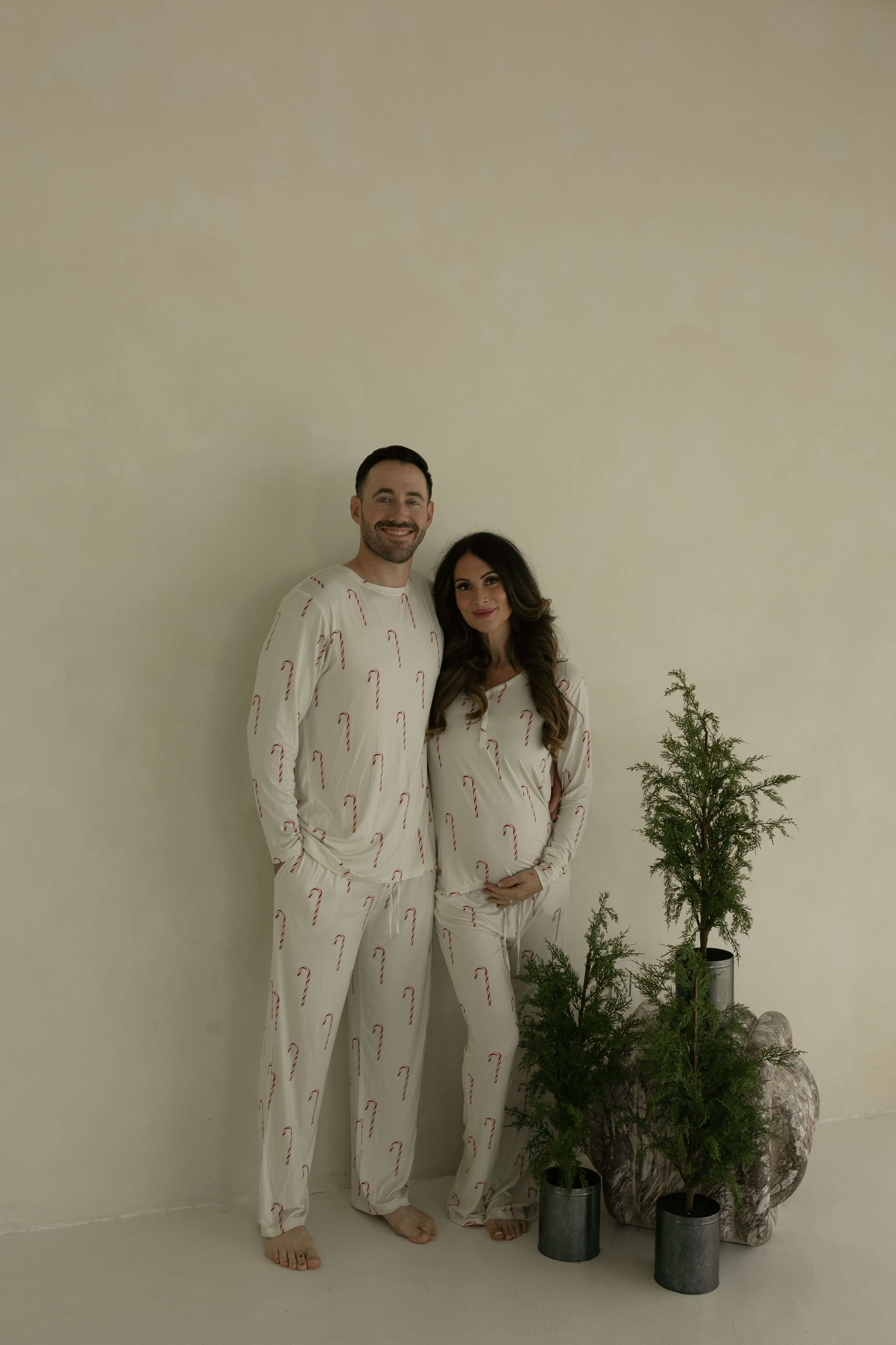 Candy Cane | Women's Bamboo Pajamas | Milk & Baby