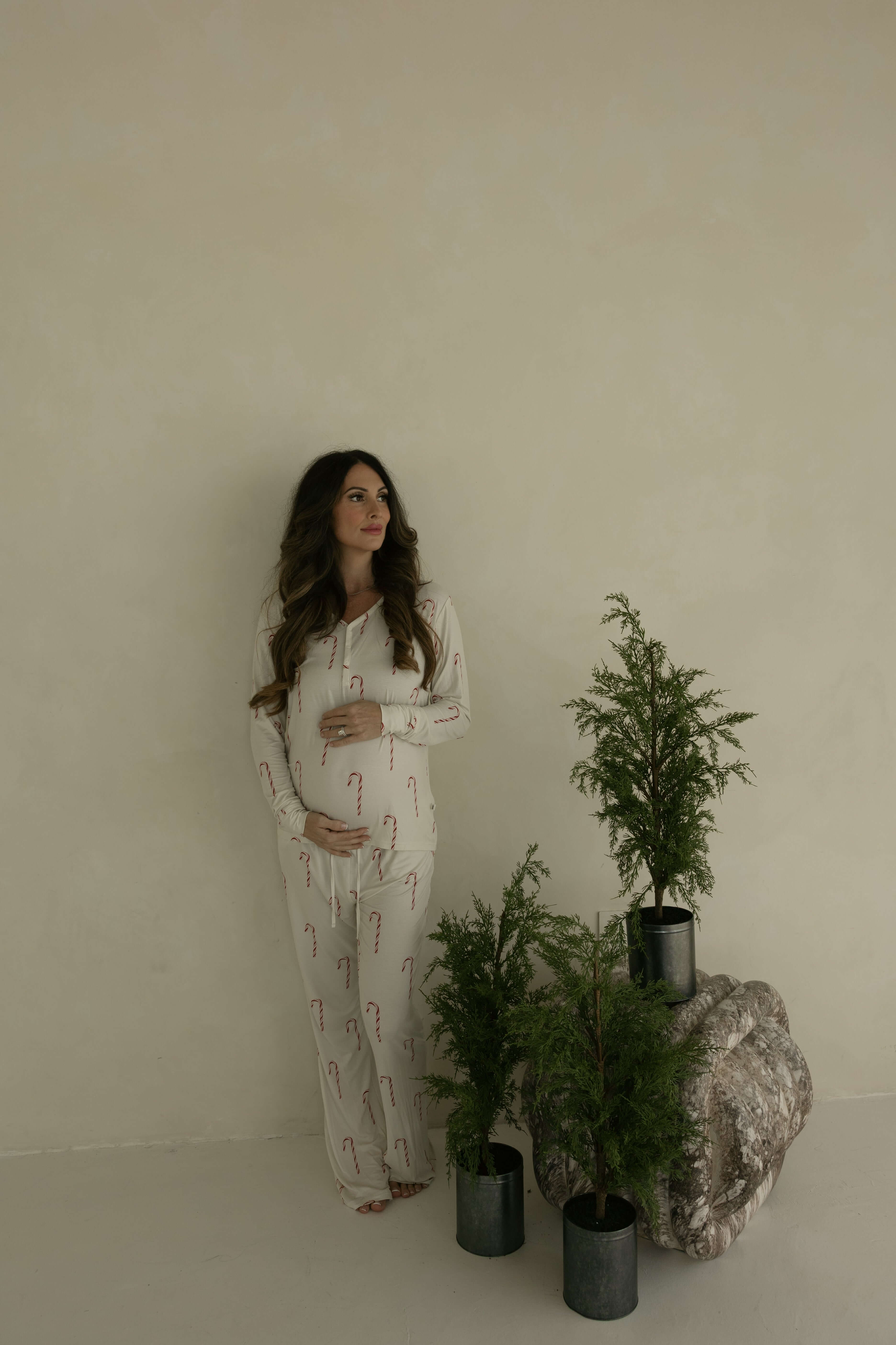 Candy Cane | Women's Bamboo Pajamas | Milk & Baby