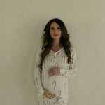 Candy Cane | Women's Bamboo Pajamas | Milk & Baby