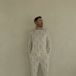 Candy Cane | Men's Bamboo Pajamas | Milk & Baby