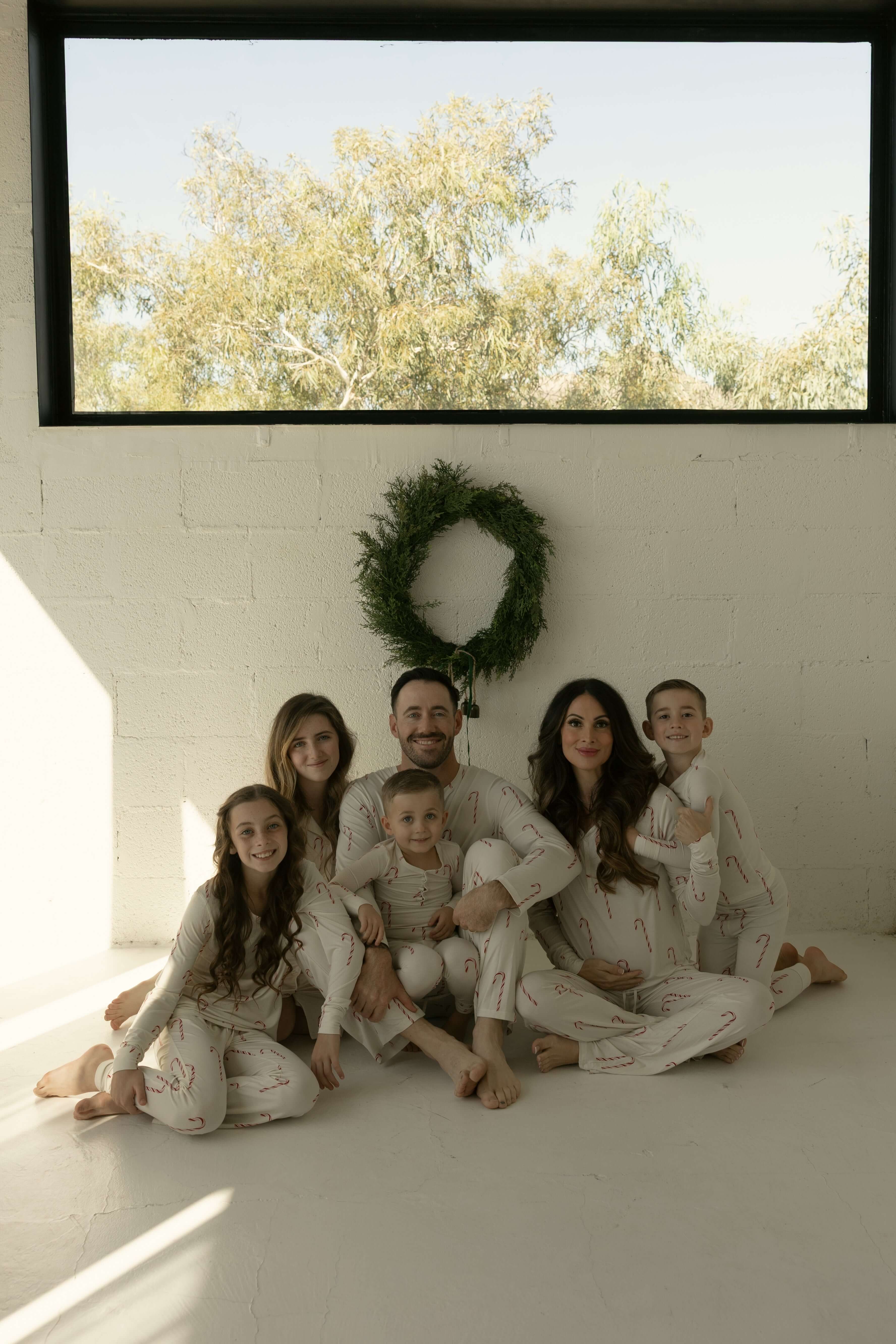 Candy Cane | Men's Bamboo Pajamas | Milk & Baby