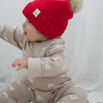 Luna + Luca Heart Jumpsuit | Milk & Baby