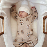 Woodland Jacquard Jumpsuit | Milk & Baby