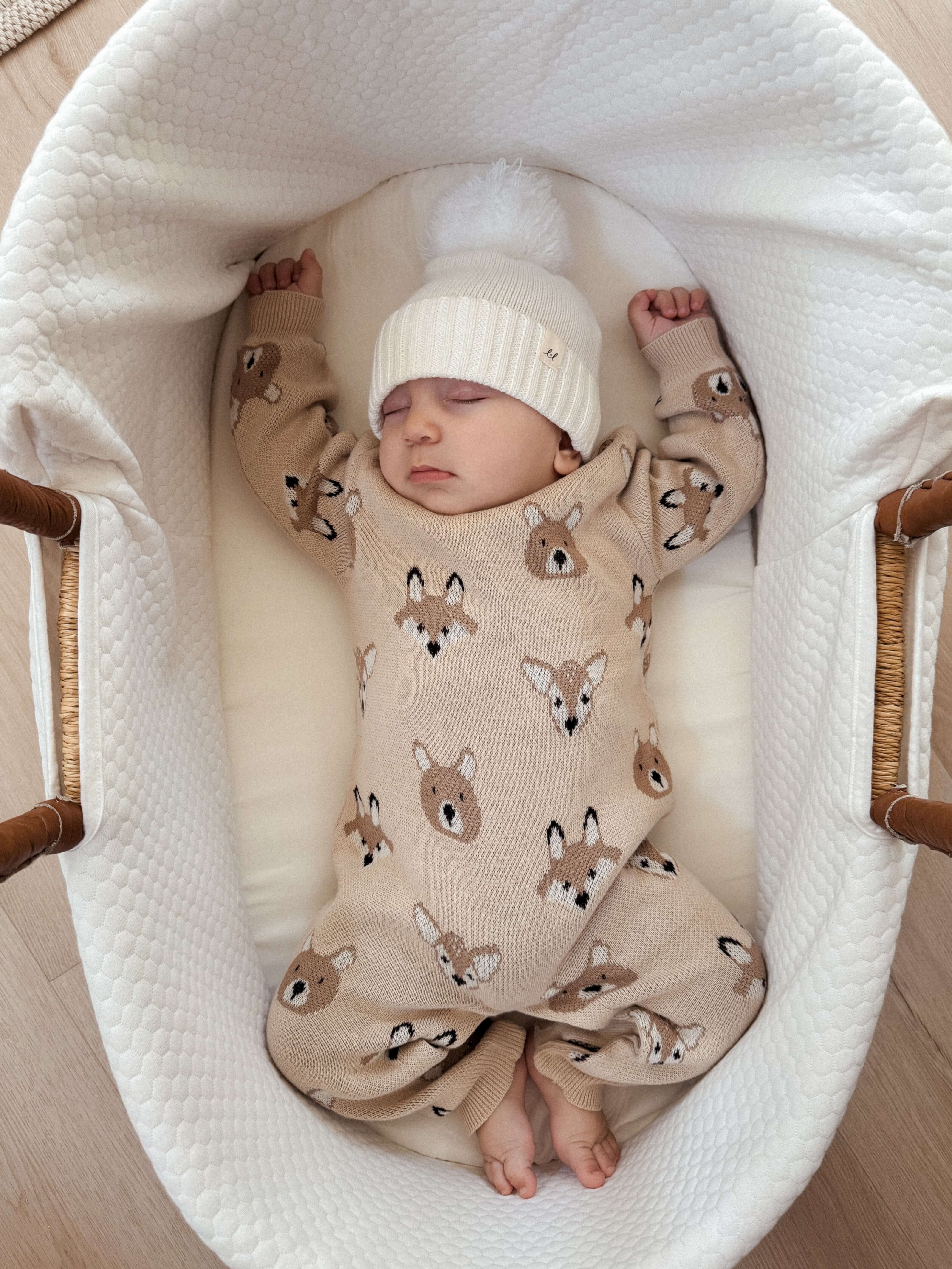 Woodland Jacquard Jumpsuit | Milk & Baby