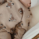 Woodland Jacquard Jumpsuit | Milk & Baby