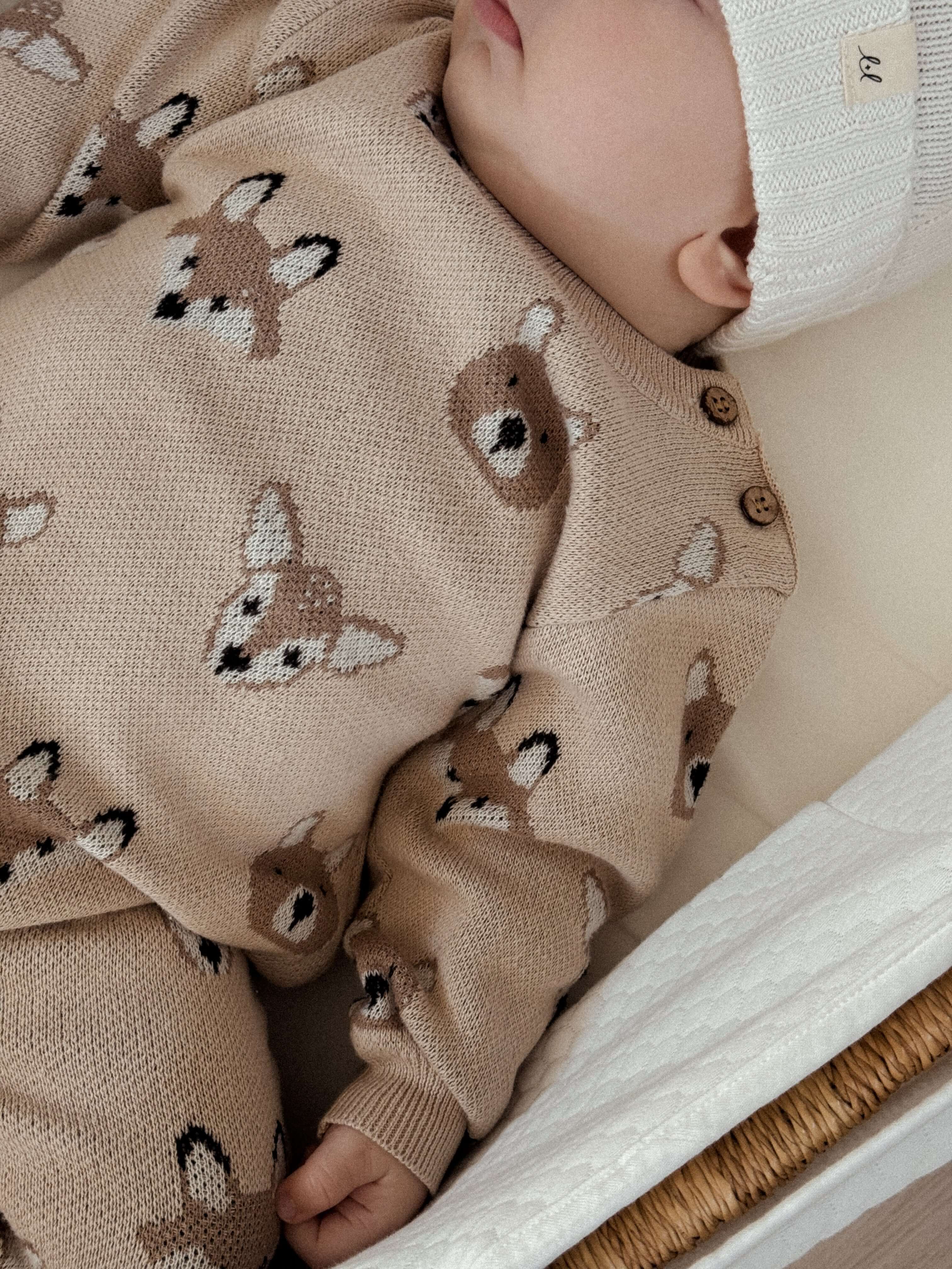 Woodland Jacquard Jumpsuit | Milk & Baby