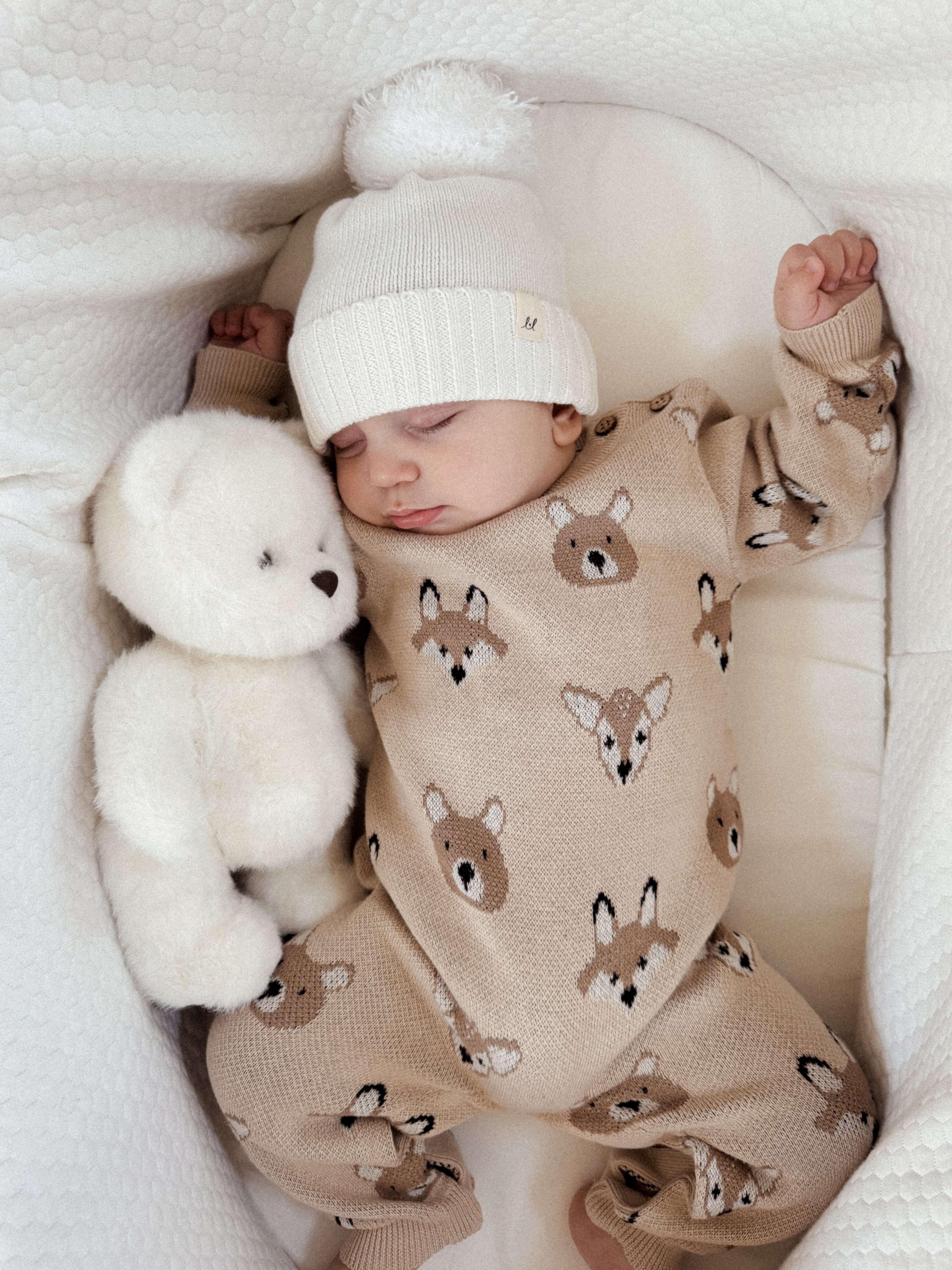Woodland Jacquard Jumpsuit | Milk & Baby