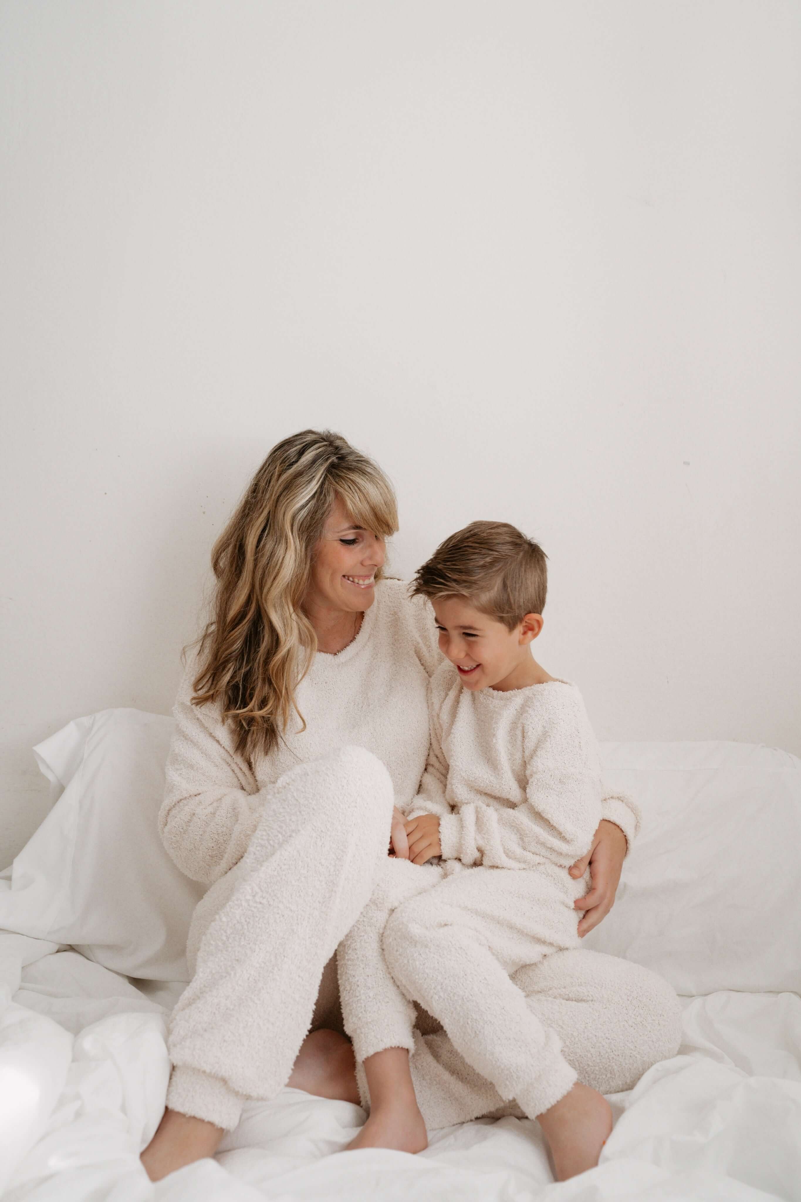 Luna + Luca Cozy Teddy Mama Set | Milk & Baby