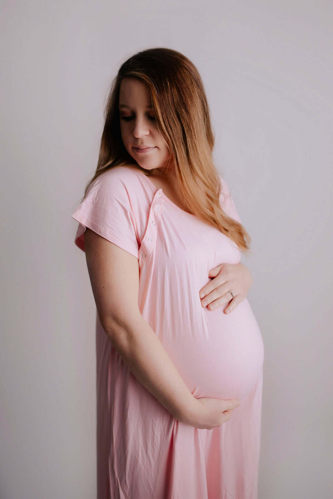 Light Pink Labor & Delivery Gown | Milk & Baby