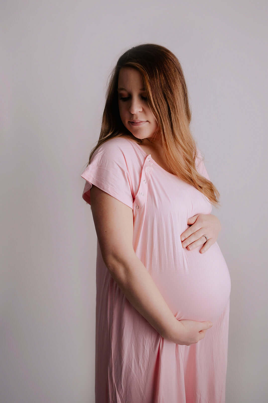 Light Pink Labor & Delivery Gown | Milk & Baby