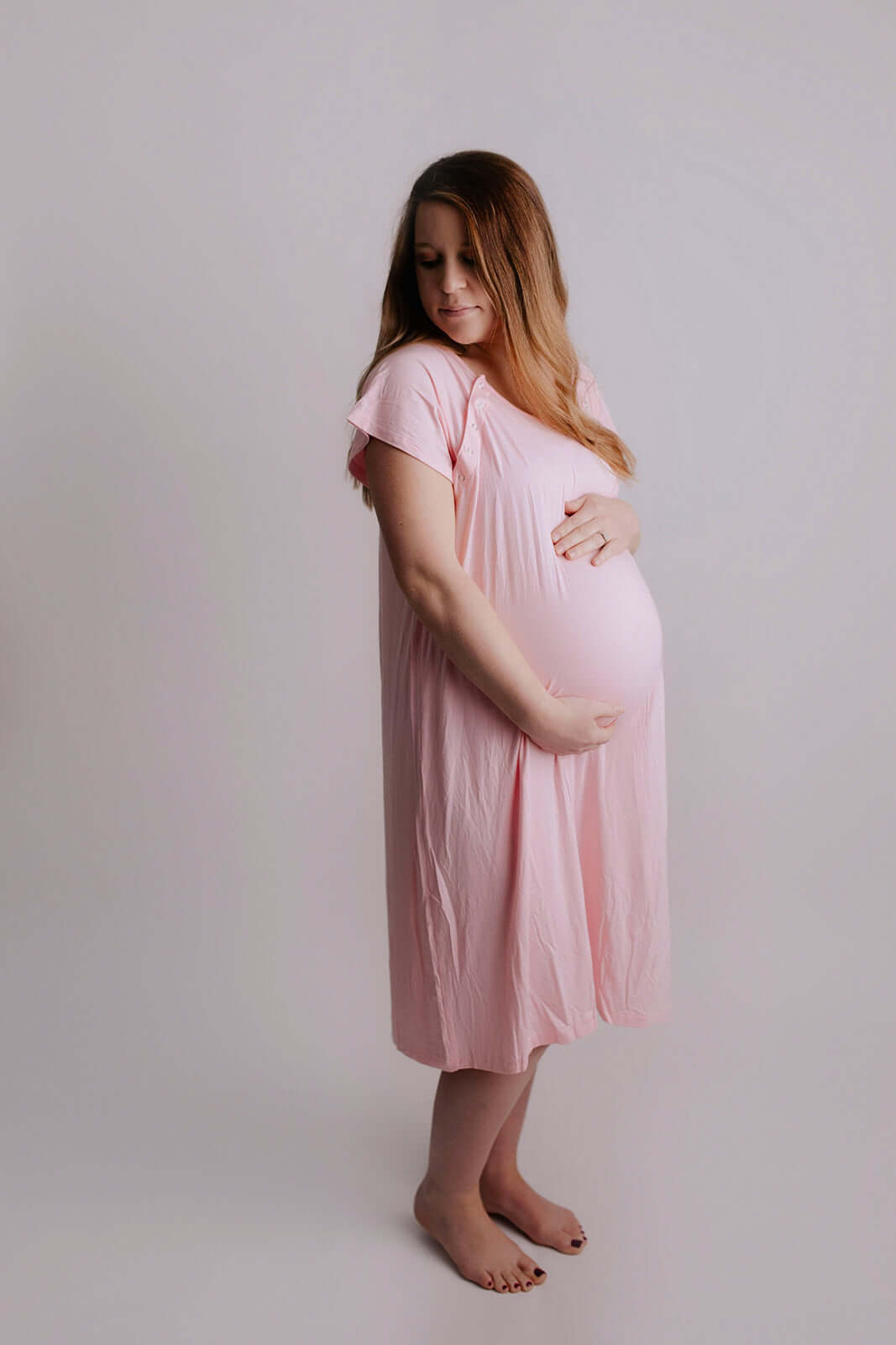Light Pink Labor & Delivery Gown | Milk & Baby