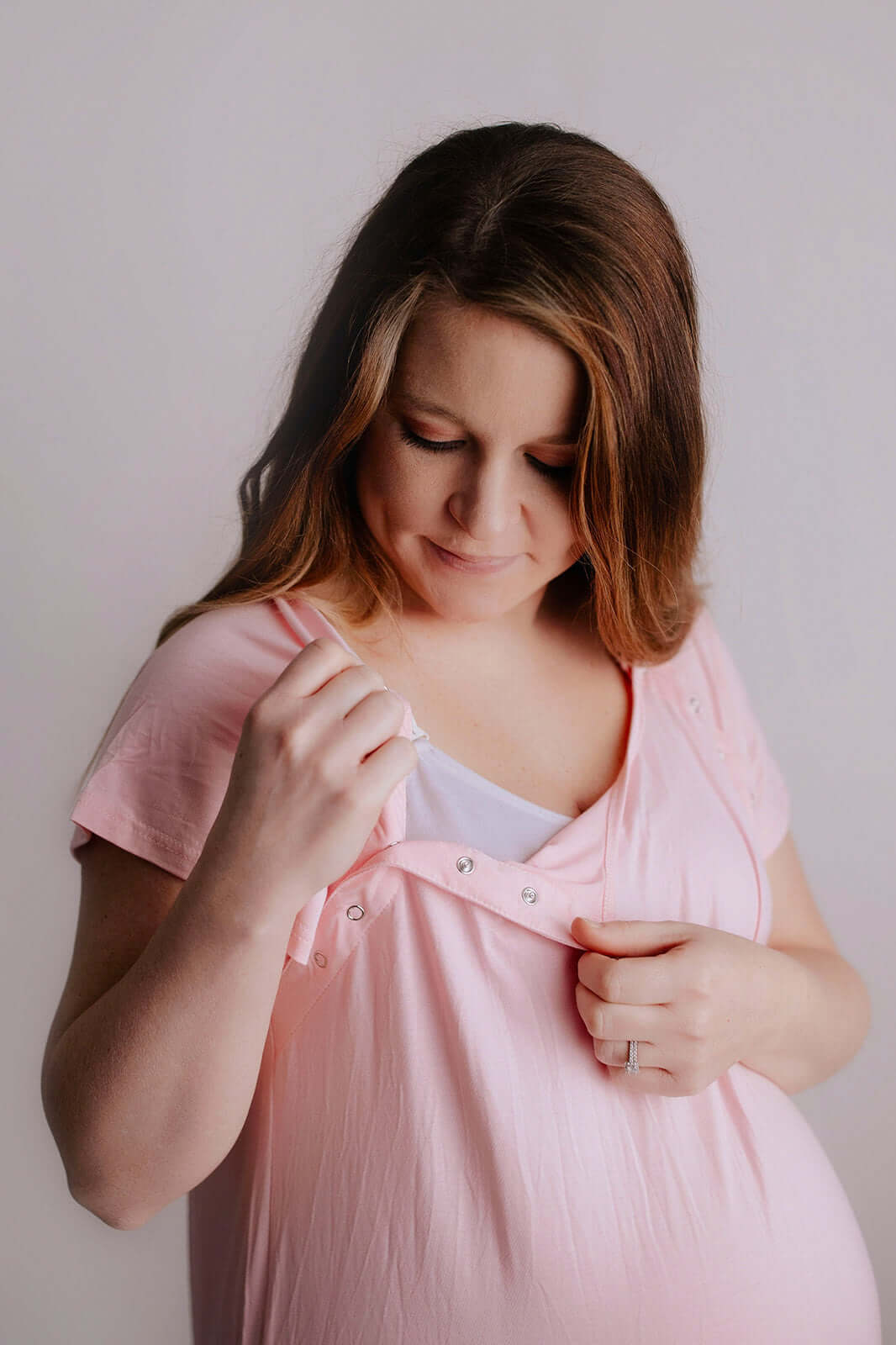 Light Pink Labor & Delivery Gown | Milk & Baby
