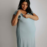 Blue Bird Mommy Labor and Delivery Gown | Milk & Baby