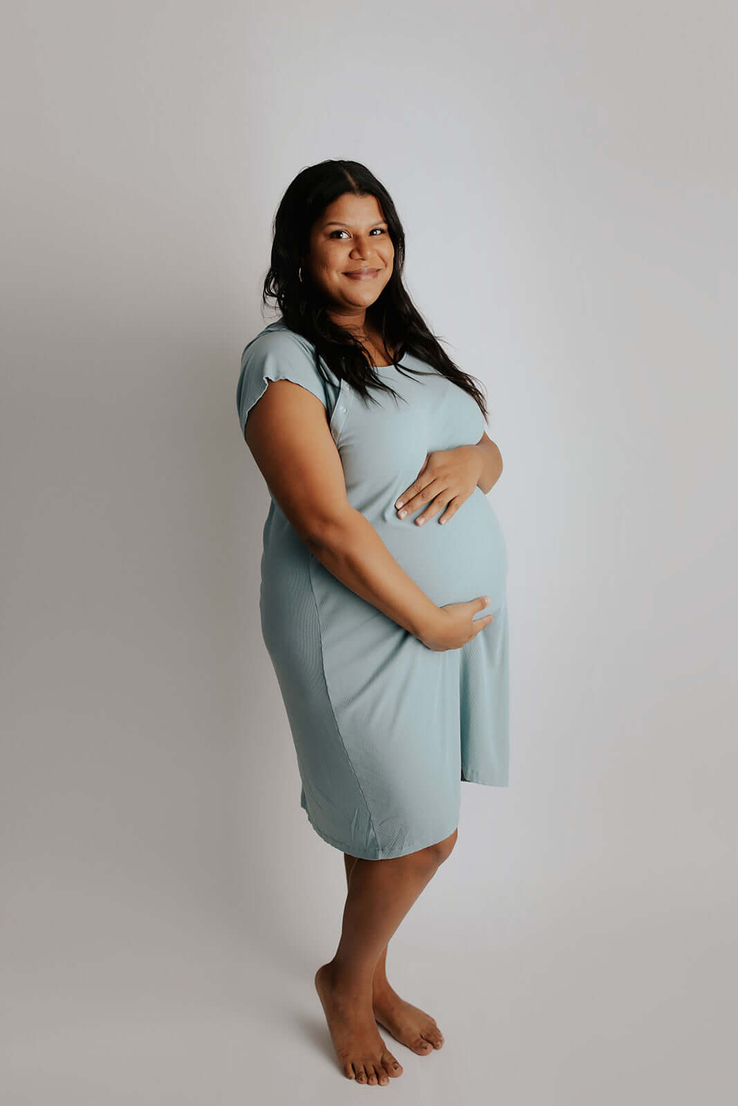 Blue Bird Mommy Labor and Delivery Gown | Milk & Baby