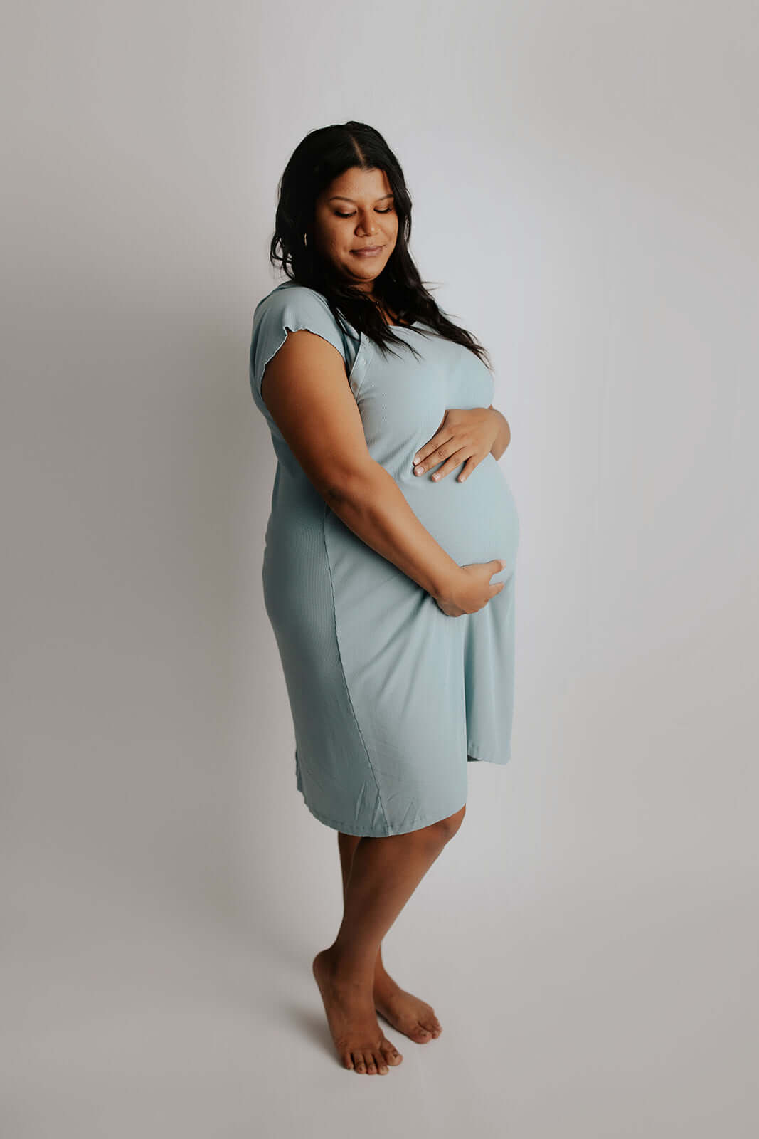 Blue Bird Mommy Labor and Delivery Gown | Milk & Baby