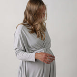 GOLDIE || LONG SLEEVE LOUNGEWEAR MATERNITY ROBE