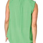 Sleeveless Smocked Yoke Blouse | Milk & Baby